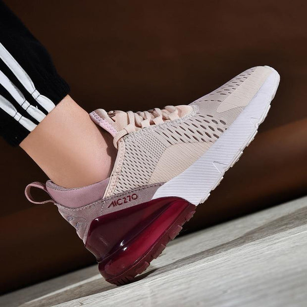 Sneakers Women Light Weight Running Shoes For Women Air Sole Breathable High Quality Couple Sport Shoes - Ernadi