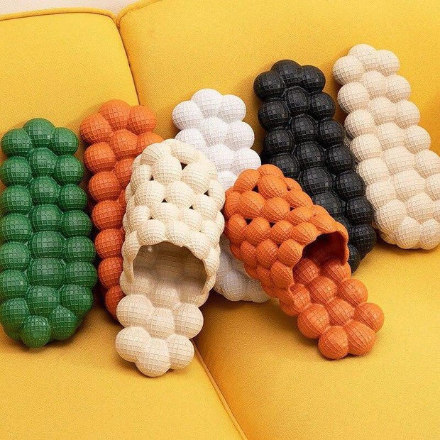 Unisex Slippers Bathroom Slipper Indoor Sandals EVA Massage Sandals Home Slippers Non-slip Floor Flip Flops - Ernadi