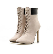 High Heels Pointed Toe Boots Woman Shoes