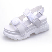 Summer Platform Casual Sandals Velcro Wedge Plus Size Roman Shoes
