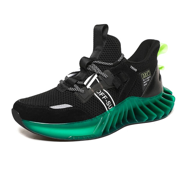 Men Blade Shoes Casual Sneakers Men Reflective Shoes Breathable Flying Woven Sneakers