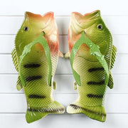 Summer Shoes Fish Slippers Flip Flops Unisex Beach Slippers Men Slides Light Man's Funny Slippers - Ernadi