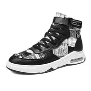 winter men shoes high-top Walking Shoes outdoor shoes for men black Canvas shoes men Cotton shoes snow boots - Ernadi