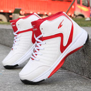 High Top Men's Basketball Sneakers Breathable Athletic Shoes Outdoor Sneakers - Ernadi