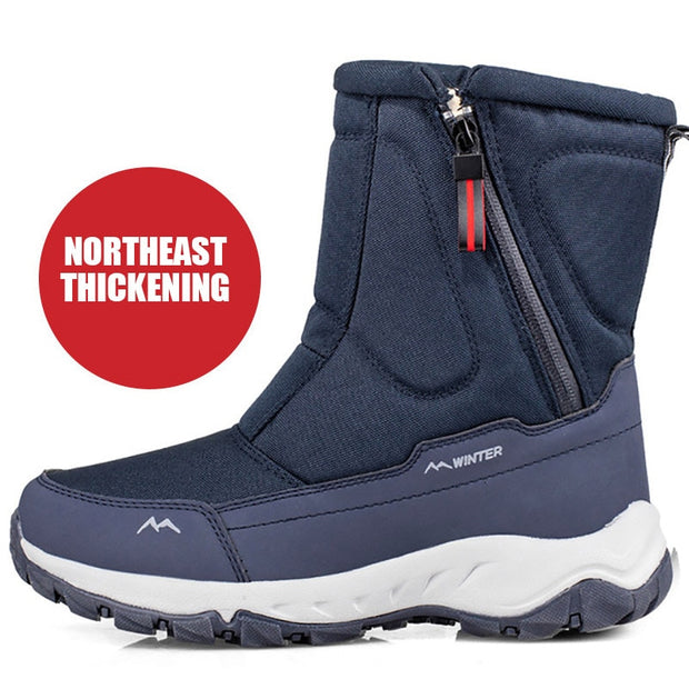 Winter Thick Snow Boots Outdoor Casual Short Boots Cold Resistance Men Cotton Shoes