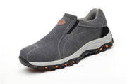 Steel toecap Unisex work & safety boots genuine leather steel mid sole man woman shoes - Ernadi