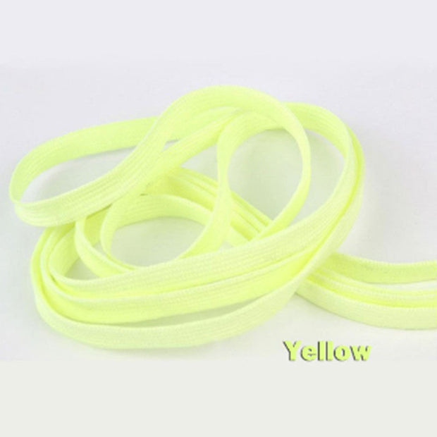 Sport Luminous Shoelace Glow In The Dark Night Color Fluorescent Shoelace Athletic Sport - Ernadi