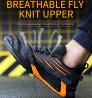 Unisex Safety Shoes Women Steel Toe Shoes Men Work Sneakers Safety Shoes Men Lightweight Work Boots Indestructible Work Shoes - Ernadi
