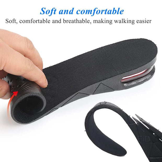 Insole Height Increase Cushion Height Lift Adjustable Shoe Insert Absorbant Foot Pad