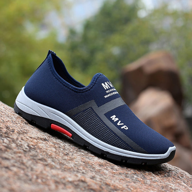 Lightweight Mesh Sneakers Breathable Slip on Men’s Loafers