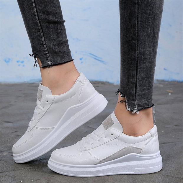 White Sneakers Tennis Casual Breathble Vulcanized Shoes