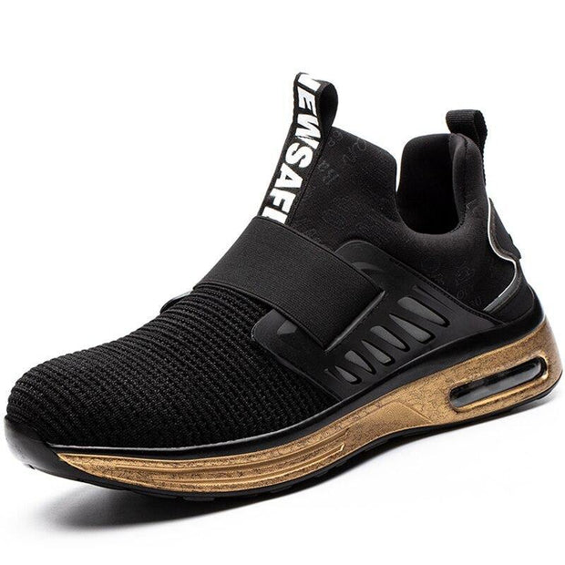 Men Work Shoes Safety Boots Reflective Boots Indestructible Sneakers Work Safety Shoes - Ernadi