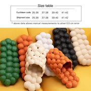 Unisex Slippers Bathroom Slipper Indoor Sandals EVA Massage Sandals Home Slippers Non-slip Floor Flip Flops - Ernadi