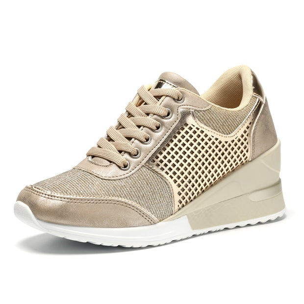 Height Increasing Sneakers Ladies Running Shoes