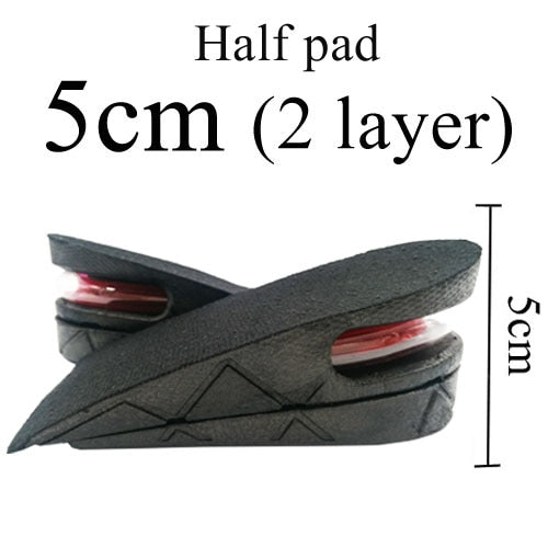 Insole Height Increase Cushion Height Lift Adjustable Shoe Insert Absorbant Foot Pad