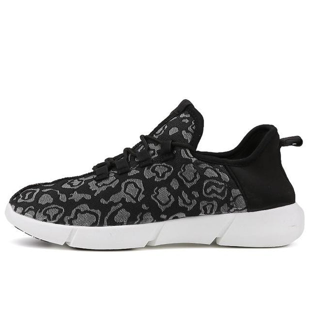 Summer Led Fiber Optic Shoes for Girls Boys Men Women USB Recharge Glowing Sneakers Light Up Shoes Sports Shoes - Ernadi