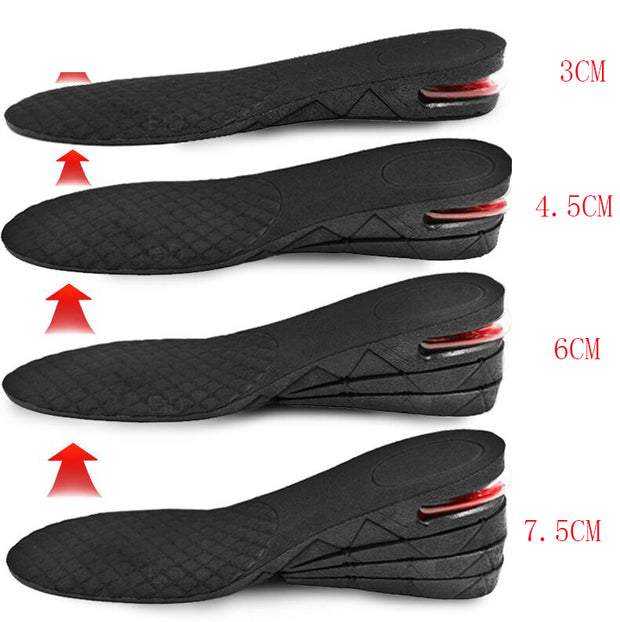 Insole Height Increase Cushion Height Lift Adjustable Shoe Insert Absorbant Foot Pad