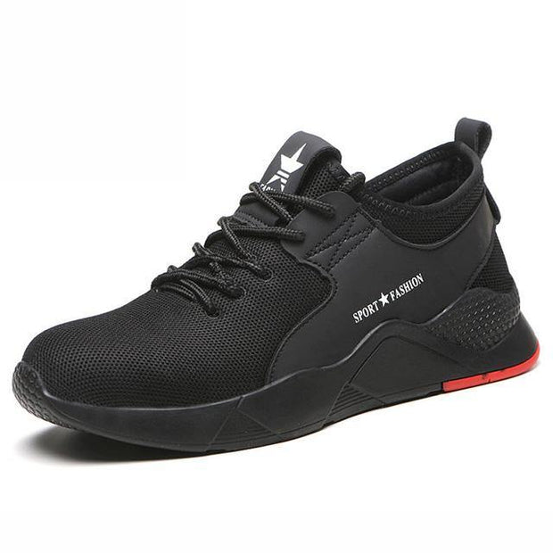 Men Boots Steel Toe Work Safety Boot Anti smashing Puncture Safety Shoes For Casual Sneaker Men Shoes Army Boots Work Shoes - Ernadi