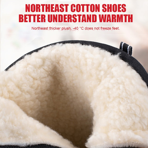 Winter Thick Snow Boots Outdoor Casual Short Boots Cold Resistance Men Cotton Shoes