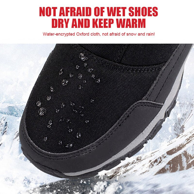Winter Thick Snow Boots Outdoor Casual Short Boots Cold Resistance Men Cotton Shoes