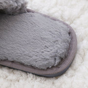Slippers Plush Warm Home Slipper Indoor Ladies furry Slides Casual Shoes flip flops - Ernadi