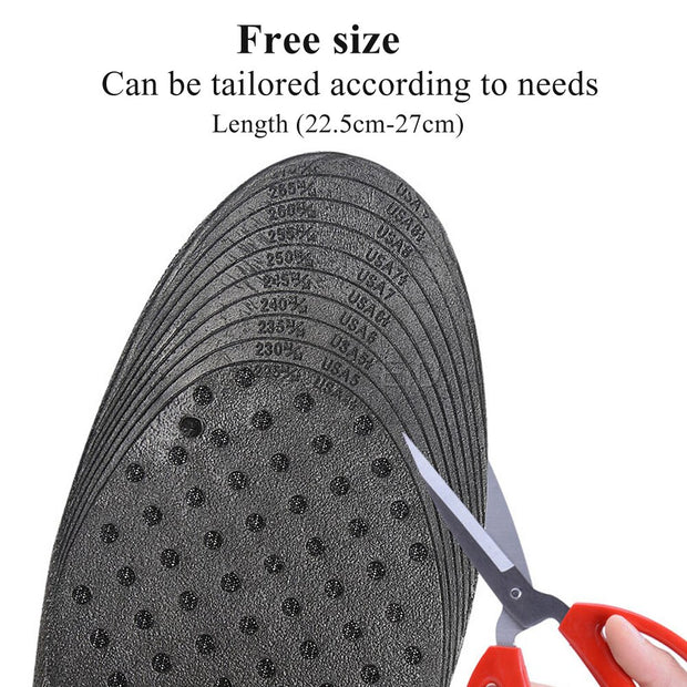 Insole Height Increase Cushion Height Lift Adjustable Shoe Insert Absorbant Foot Pad