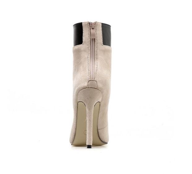 High Heels Pointed Toe Boots Woman Shoes