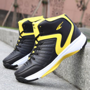 High Top Men's Basketball Sneakers Breathable Athletic Shoes Outdoor Sneakers - Ernadi