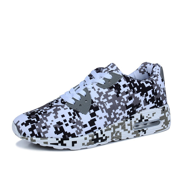 Men Sneakers Athletic Camouflage Breathable Trainer Shoes
