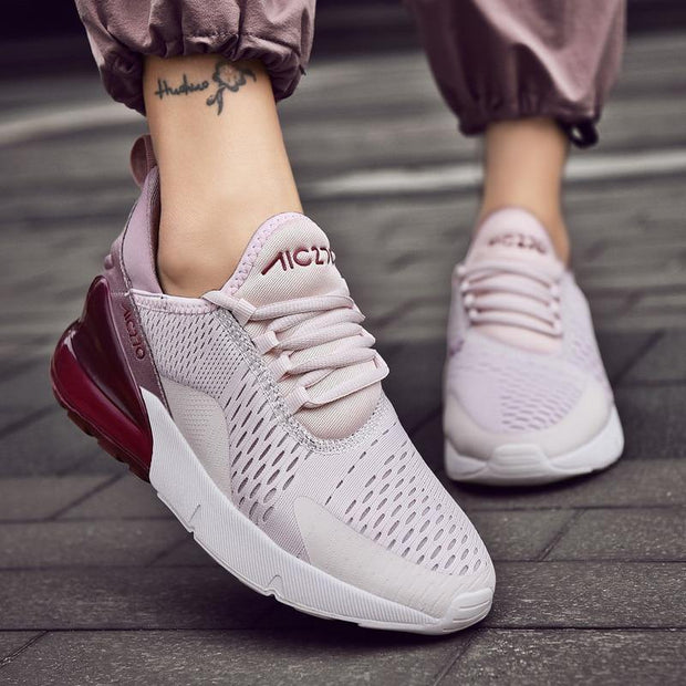 Sneakers Women Light Weight Running Shoes For Women Air Sole Breathable High Quality Couple Sport Shoes - Ernadi