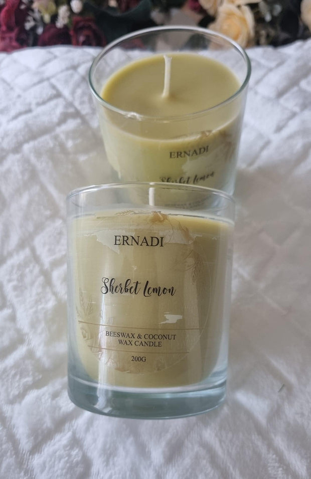 Sherbet Lemon Scented Candle - 200g