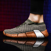 Running Shoes Adult Breathable Knit Athletic Outdoor Sport Sneakers Men Walking Shoes - Ernadi