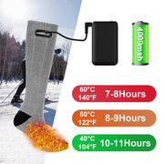 Heating Sock Three Modes Water Resistant Electric Warm Sock Set