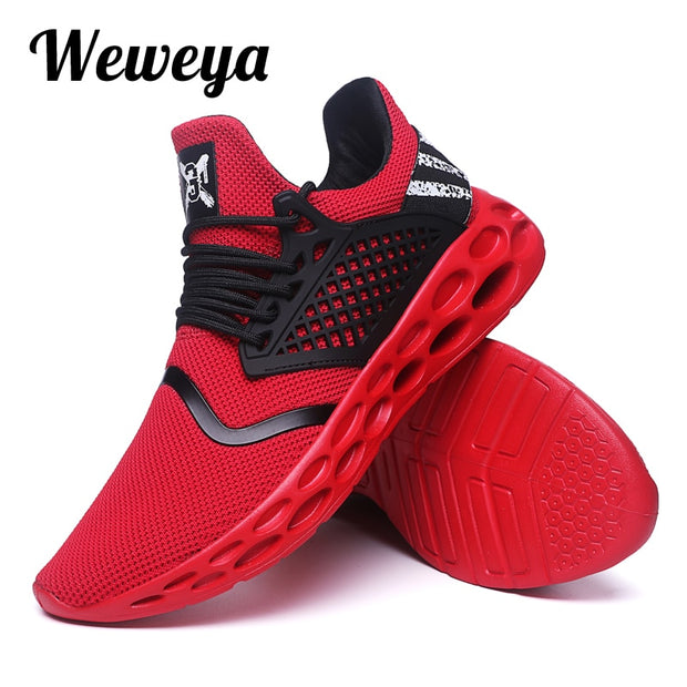 Men Flyknit Sneakers Men Casual Shoes Man Trainers Walking Shoes Male Outdoor Footwear