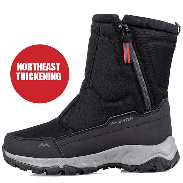 Winter Thick Snow Boots Outdoor Casual Short Boots Cold Resistance Men Cotton Shoes