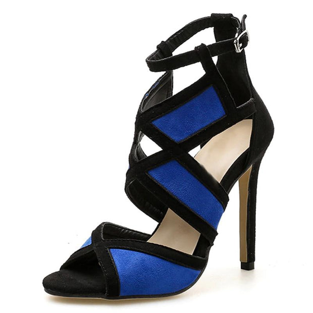 Designer Sandals Hollow out Buckle Strap High Heels Pumps - Ernadi