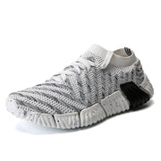 Running Shoes Adult Breathable Knit Athletic Outdoor Sport Sneakers Men Walking Shoes - Ernadi