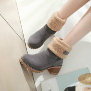 Winter Outdoor Warm Fur Boots Waterproof Snow Boot