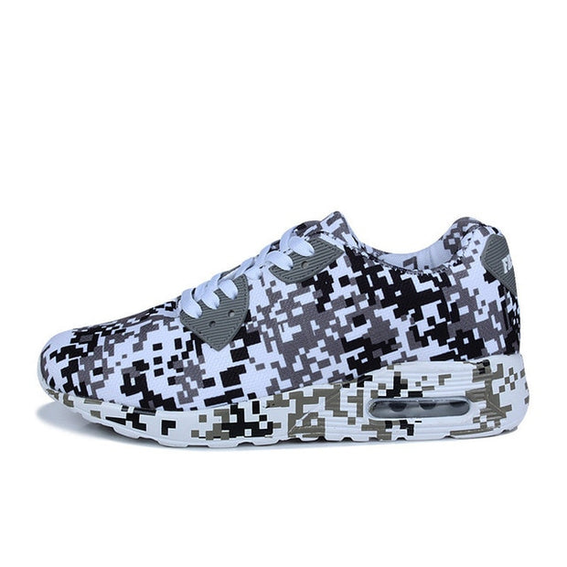 Men Sneakers Athletic Camouflage Breathable Trainer Shoes