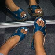 Women Sandals Summer Female Shoes Women's Peep Toe Wedge Comfortable Plus Size Platform Sandals