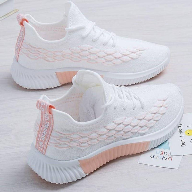 Women Sneakers Woman Running Shoes Female Vulcanized Women's Casual Flats Women Walking Shoes Ladies Summer Plus Size - Ernadi