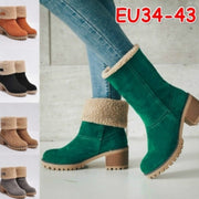 Winter Outdoor Warm Fur Boots Waterproof Snow Boot