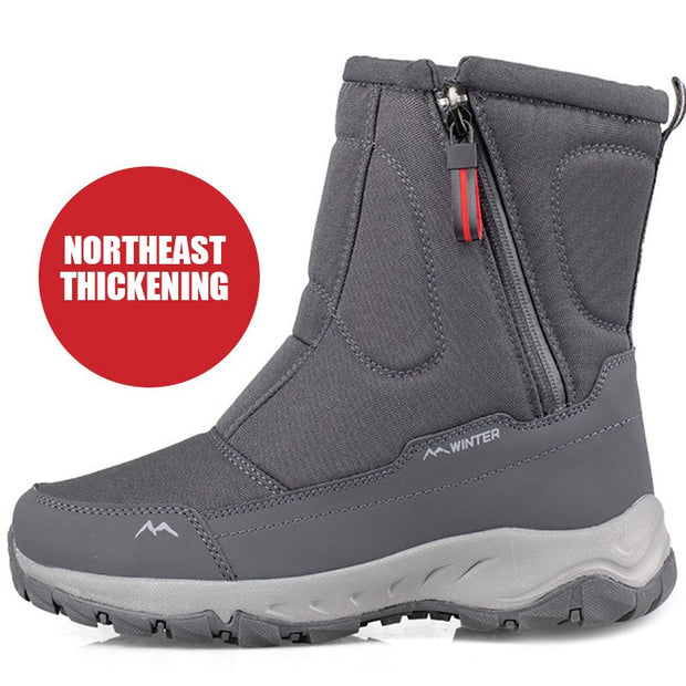 Winter Thick Snow Boots Outdoor Casual Short Boots Cold Resistance Men Cotton Shoes