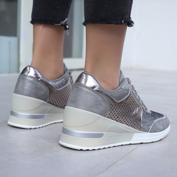 Height Increasing Sneakers Ladies Running Shoes