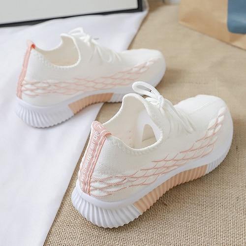 Women Sneakers Woman Running Shoes Female Vulcanized Women's Casual Flats Women Walking Shoes Ladies Summer Plus Size - Ernadi