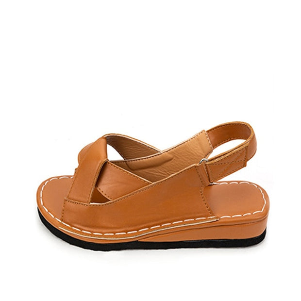 Women Sandals Summer Female Shoes Women's Peep Toe Wedge Comfortable Plus Size Platform Sandals