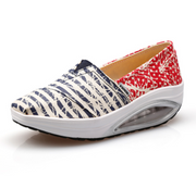 Lazy shoes set casual canvas thick-soled rocking women’s shoes