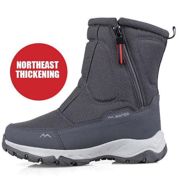Winter Thick Snow Boots Outdoor Casual Short Boots Cold Resistance Men Cotton Shoes
