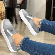 Breathable Denim Loafers Elastic Band - Ernadi