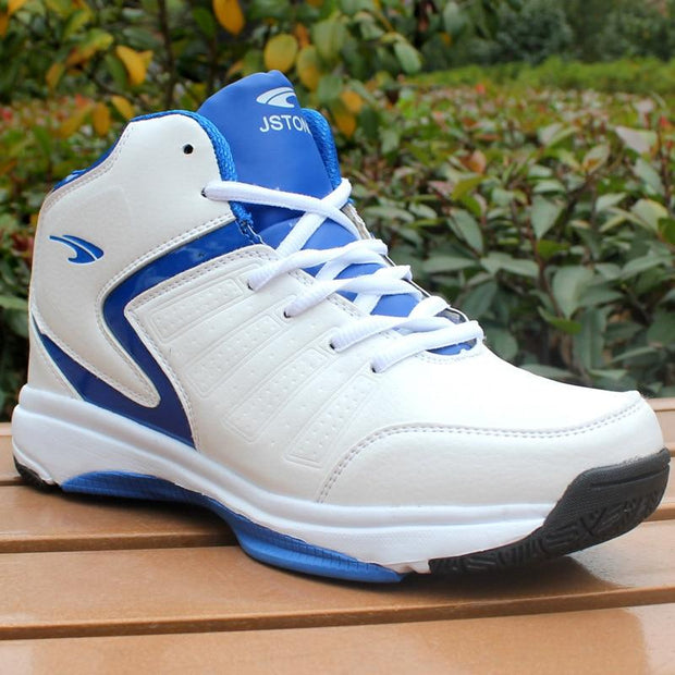 High Top Men's Basketball Sneakers Breathable Athletic Shoes Outdoor Sneakers - Ernadi